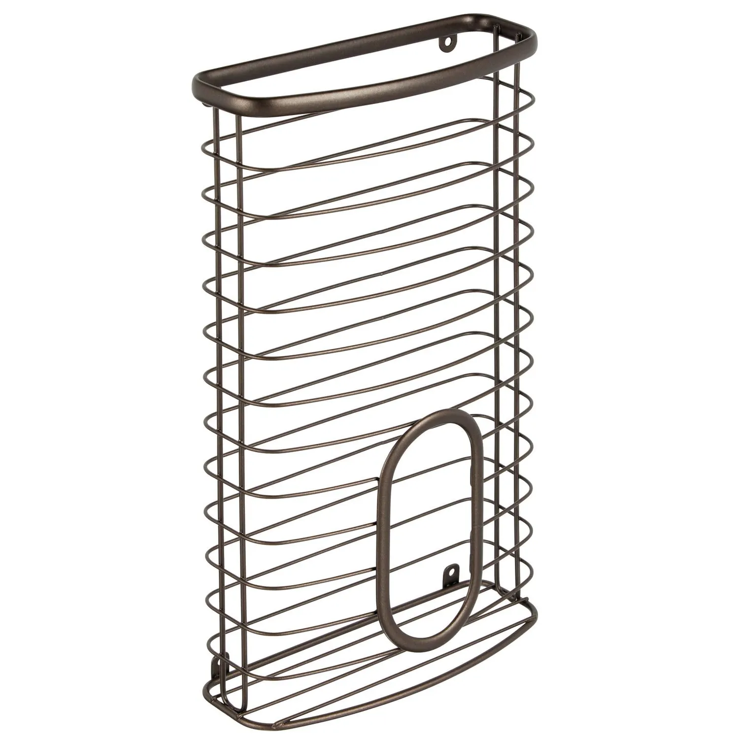 mDesign Tütenspender Wand Metall bronze für 50 Tüten