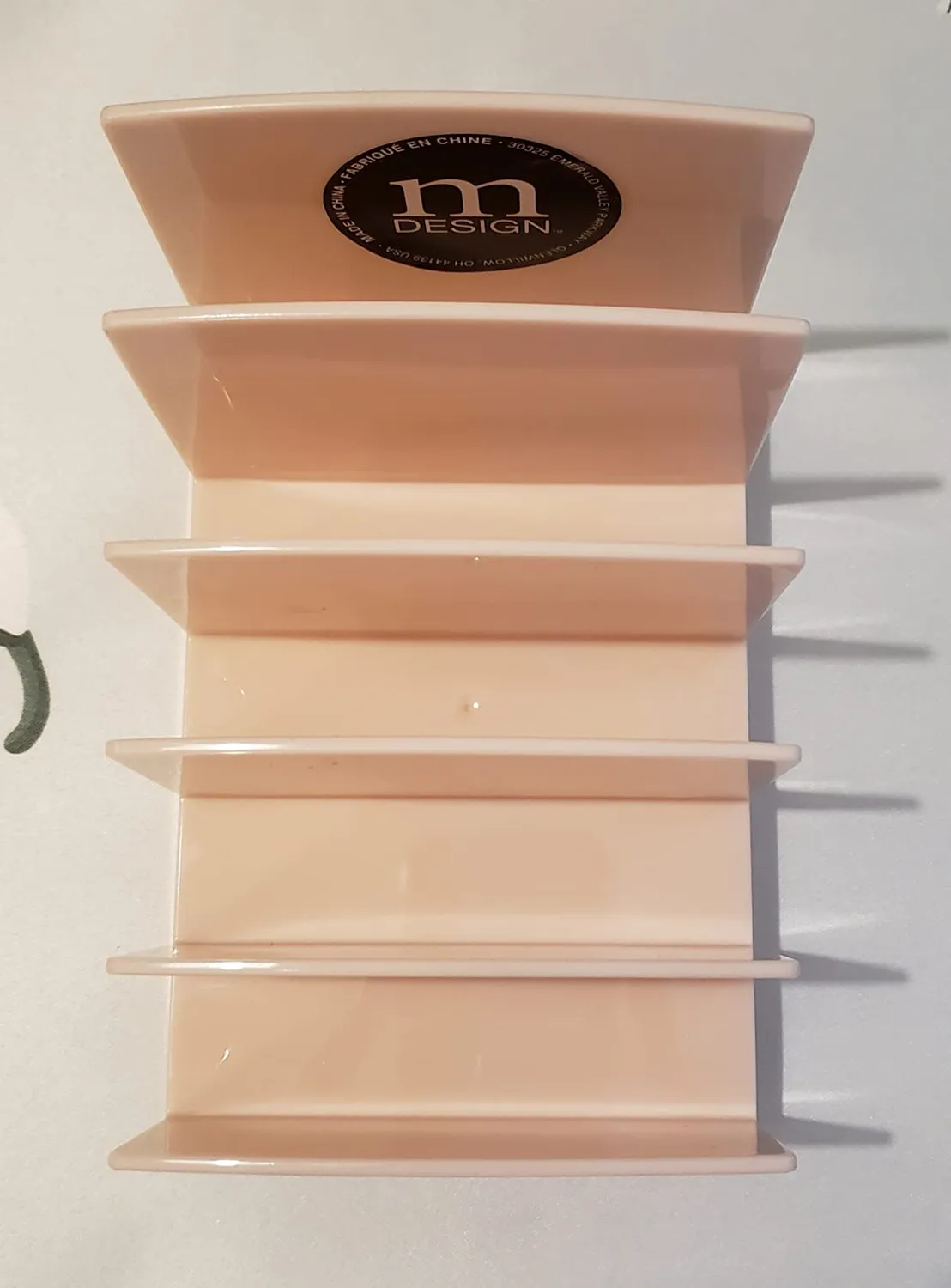 mDesign Kosmetik Organizer Schminkaufbewahrung transparent 5 Fächer