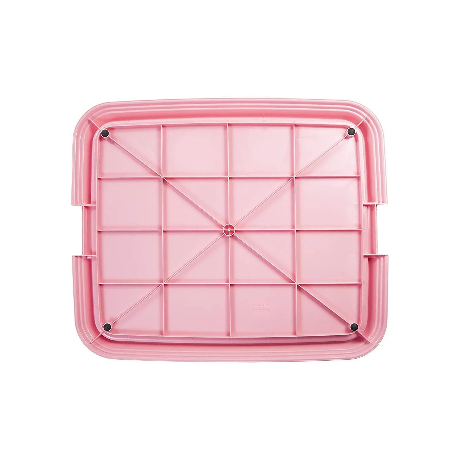 Iris Ohyama FT-650 Hundetoilette Tablett L rosa mit Halter