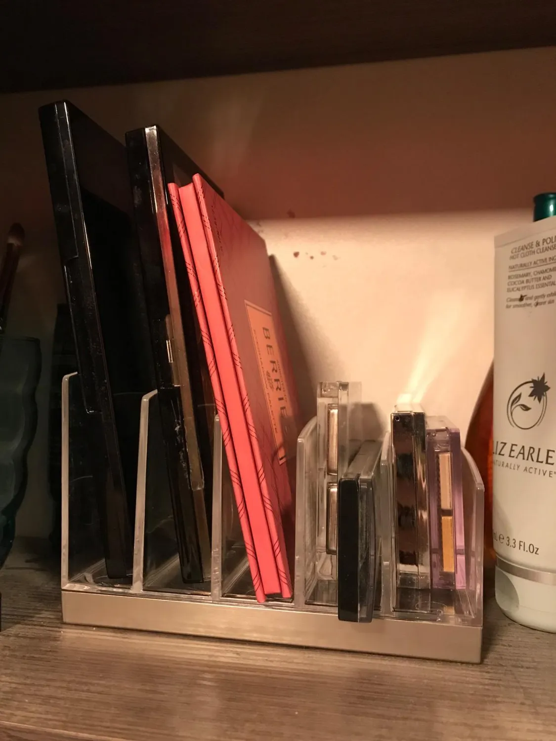 mDesign Kosmetik Organizer Schminkaufbewahrung transparent 5 Fächer