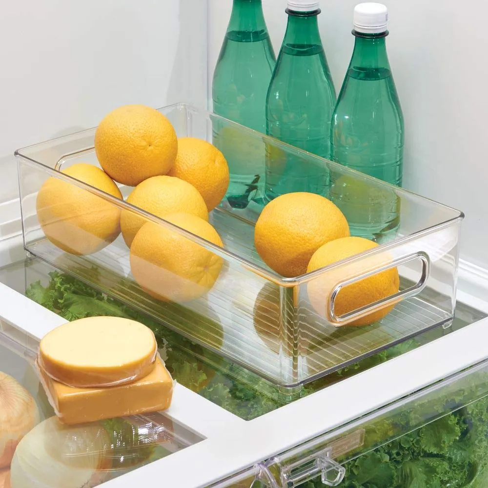 mDesign Aufbewahrungsbehälter 2 Stück transparent BPA-frei
