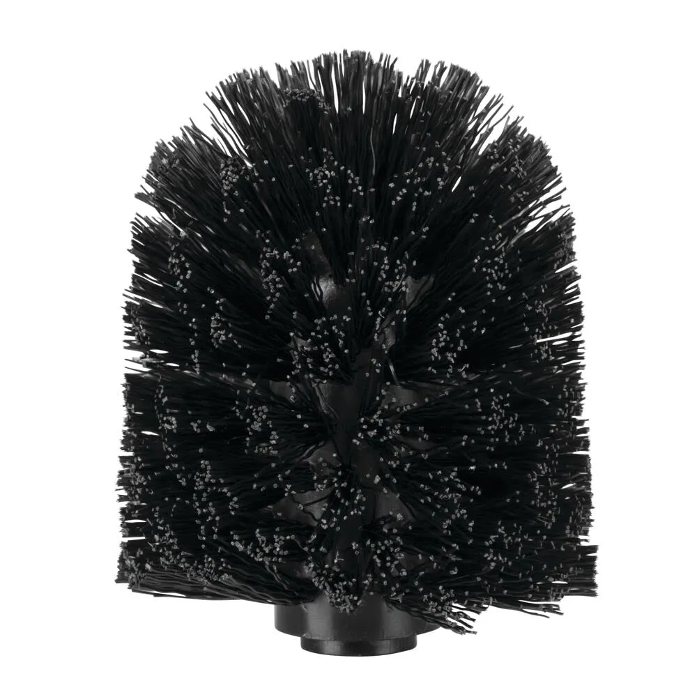 mDesign WC Ersatzbürstenkopf 2er-Set schwarz Kunststoff