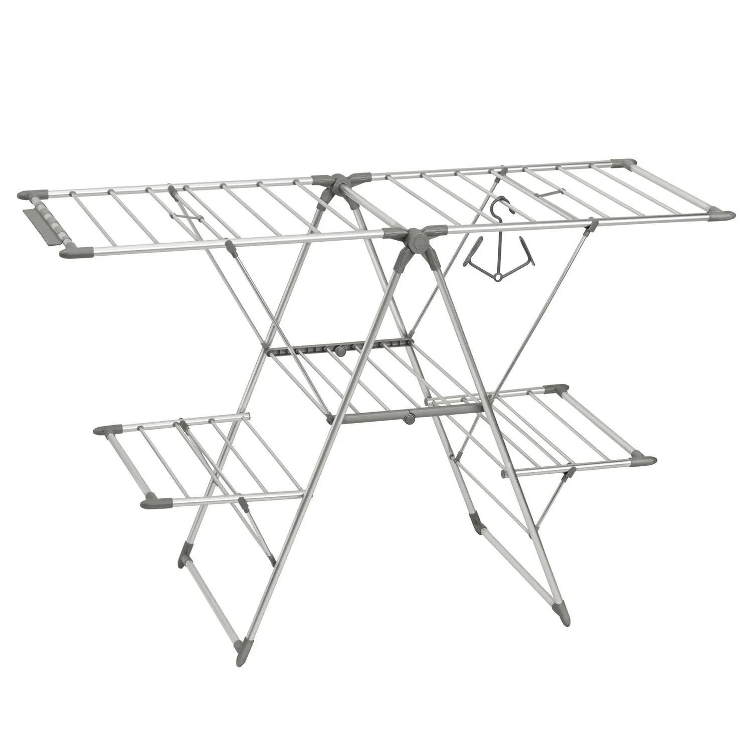 M Design Wäscheständer silber klappbar 157,5 cm