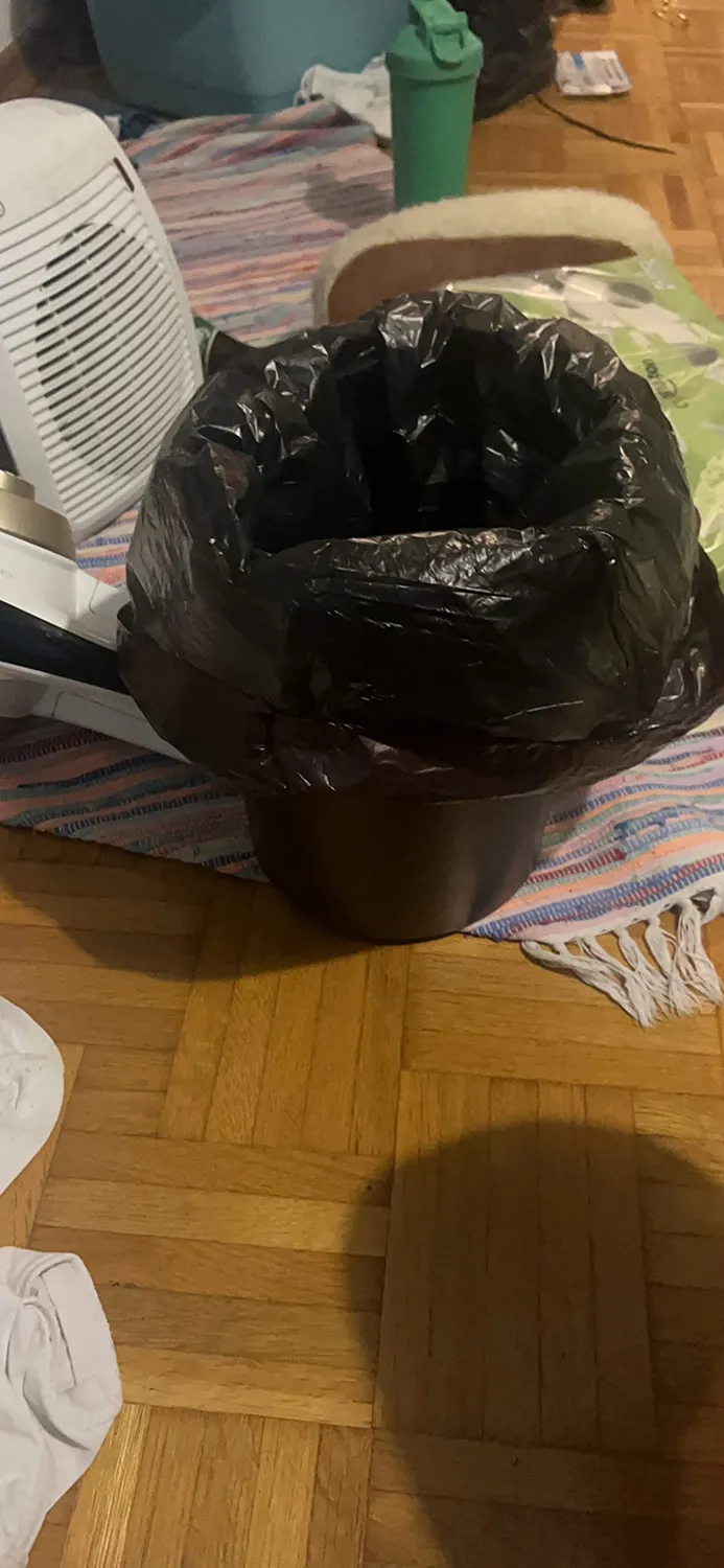 mDesign Mülleimer Abfalleimer messingfarben 10,7 Liter