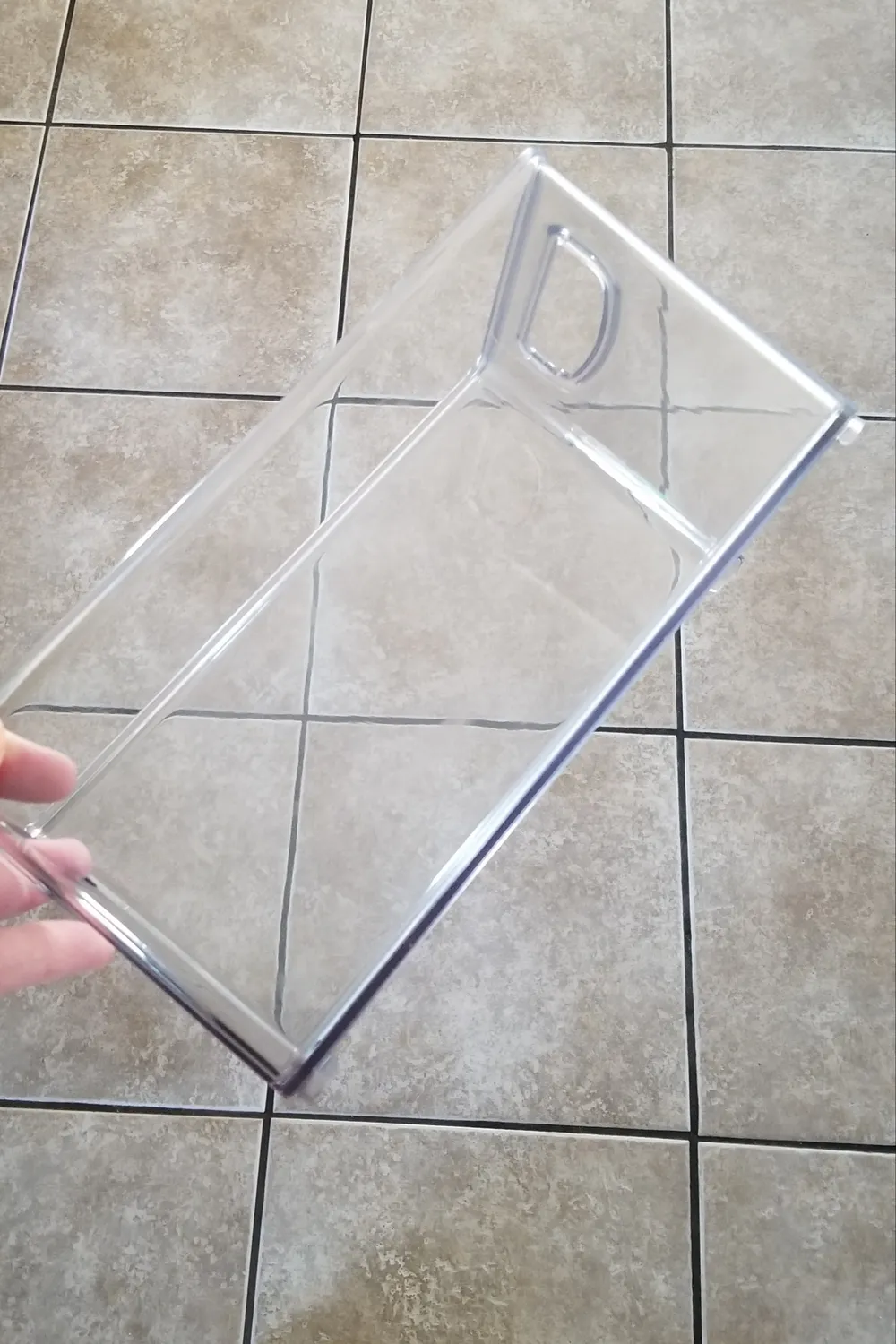 mDesign Aufbewahrungsbox Griff 4er-Set transparent hoch