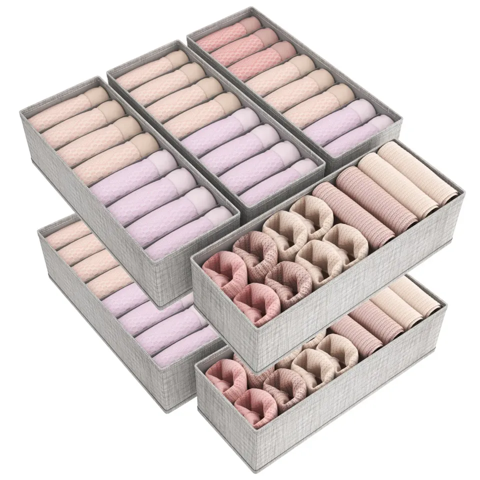 Lifewit HEMNES Organizer 8er Set Stoff grau