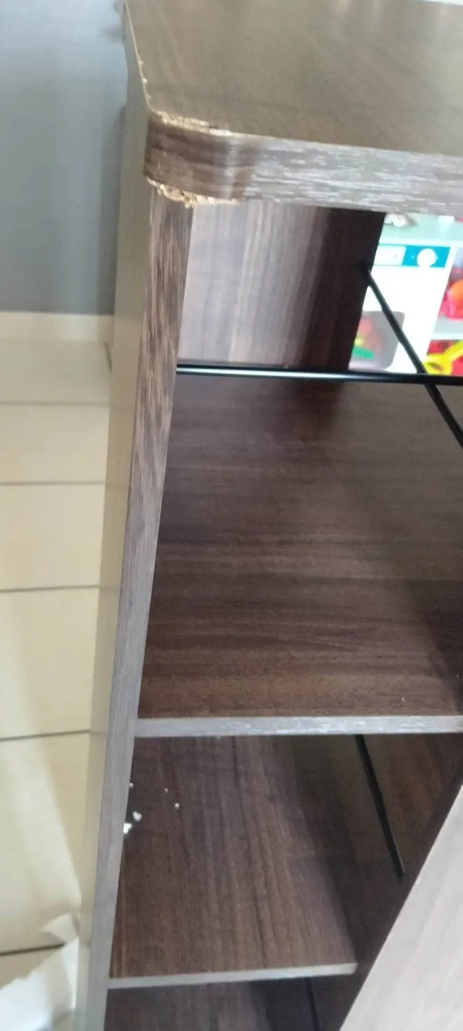 Iris Ohyama Revolving Book Shelf RBS-4S Eiche grau