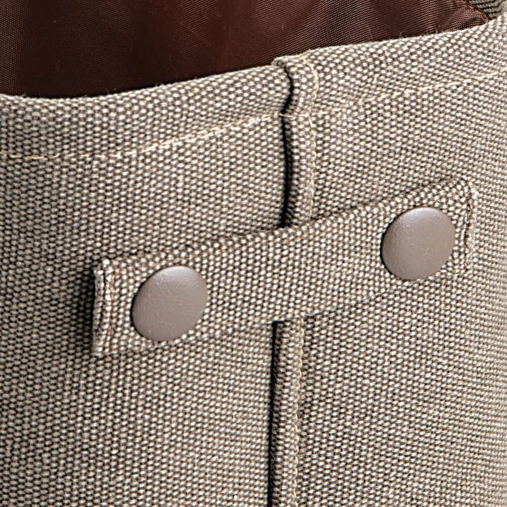 M Design Aufbewahrungskorb Baumwolle Espresso 26,7 cm beschichtet