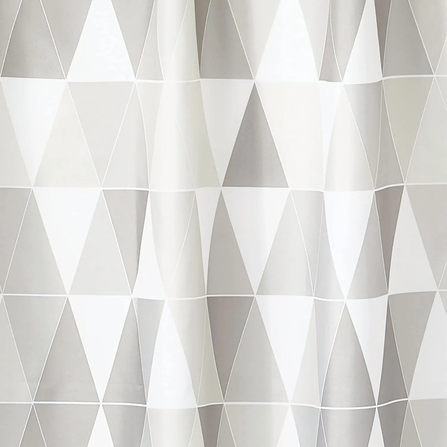 mDesign 11928 Duschvorhang grau 183x183 wasserabweisend
