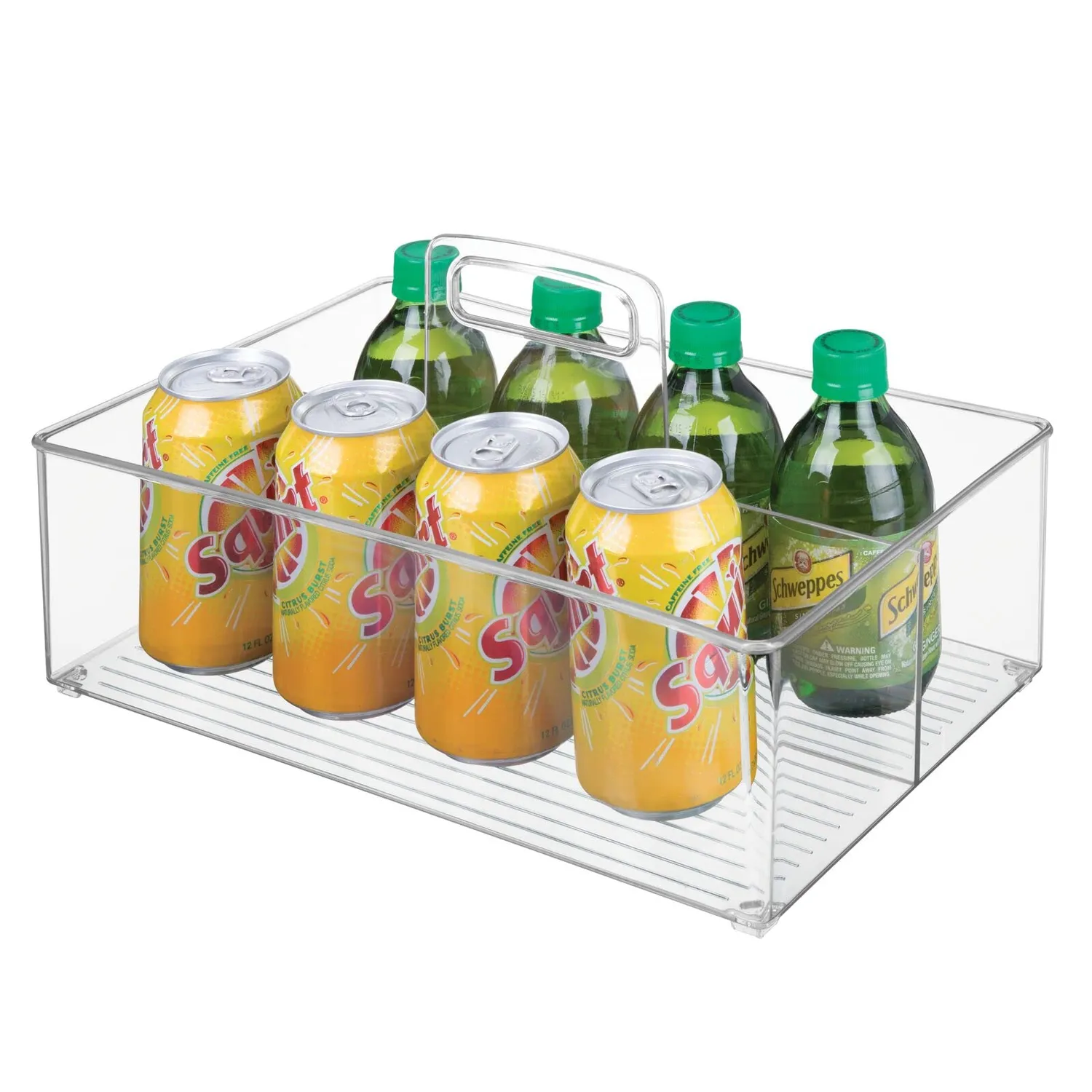 mDesign Putzmittel-Caddy mit Griff durchsichtig Einzelpack