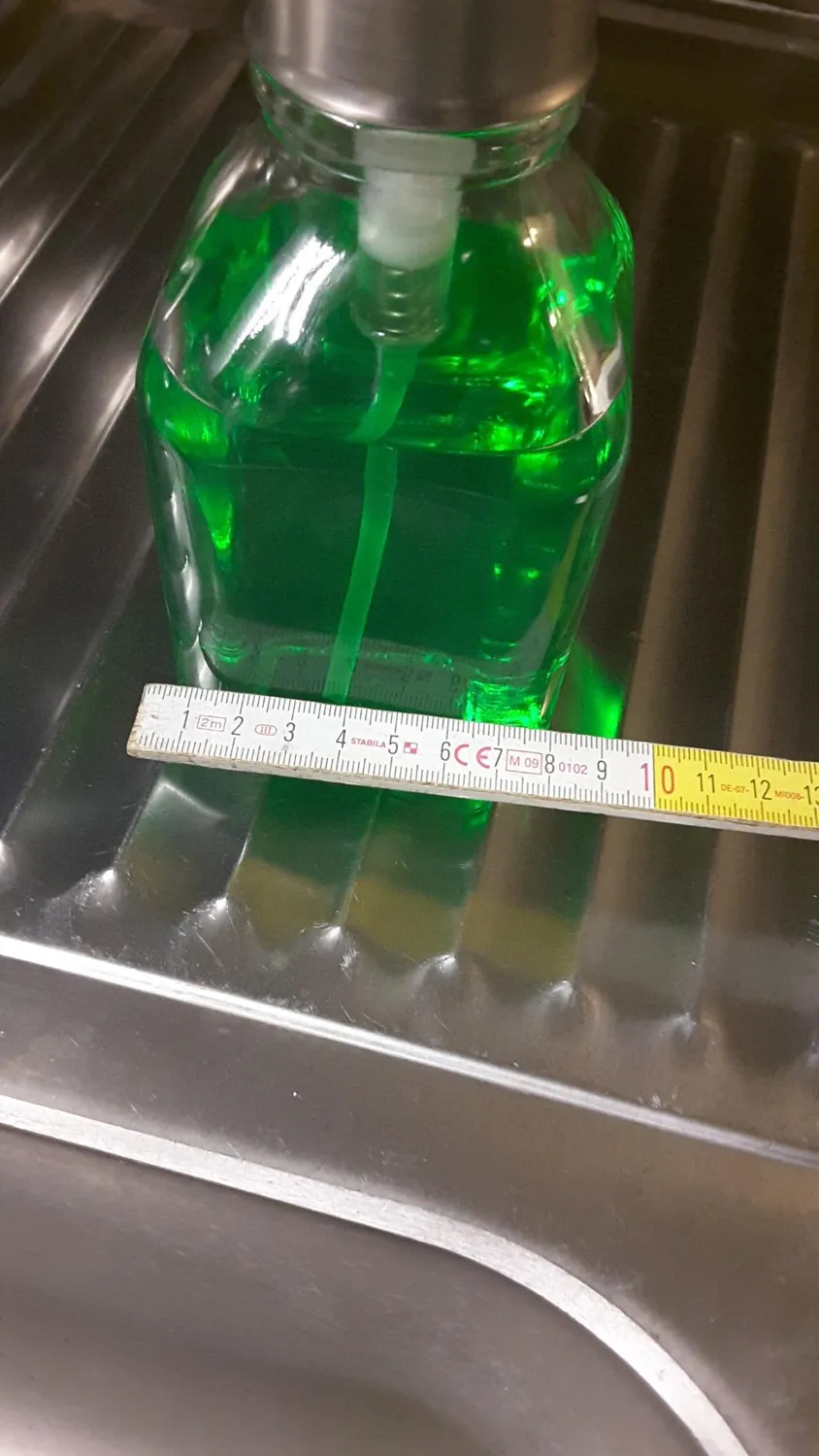 M Design Seifenspender Glas Transparent Messing 540 ml 2er-Set