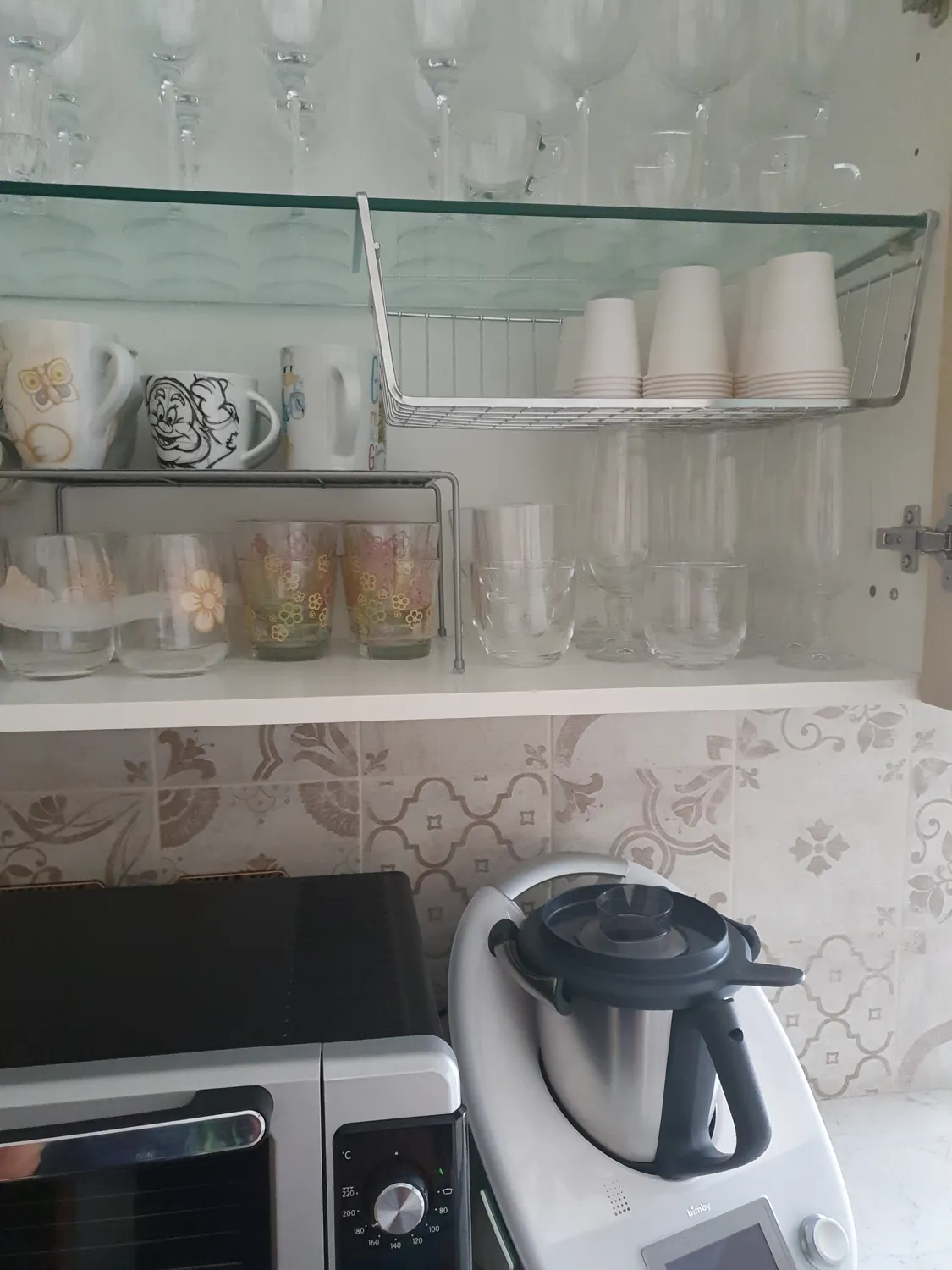 mDesign 02602 Küchenregal 3er Set grau ausziehbar Metall