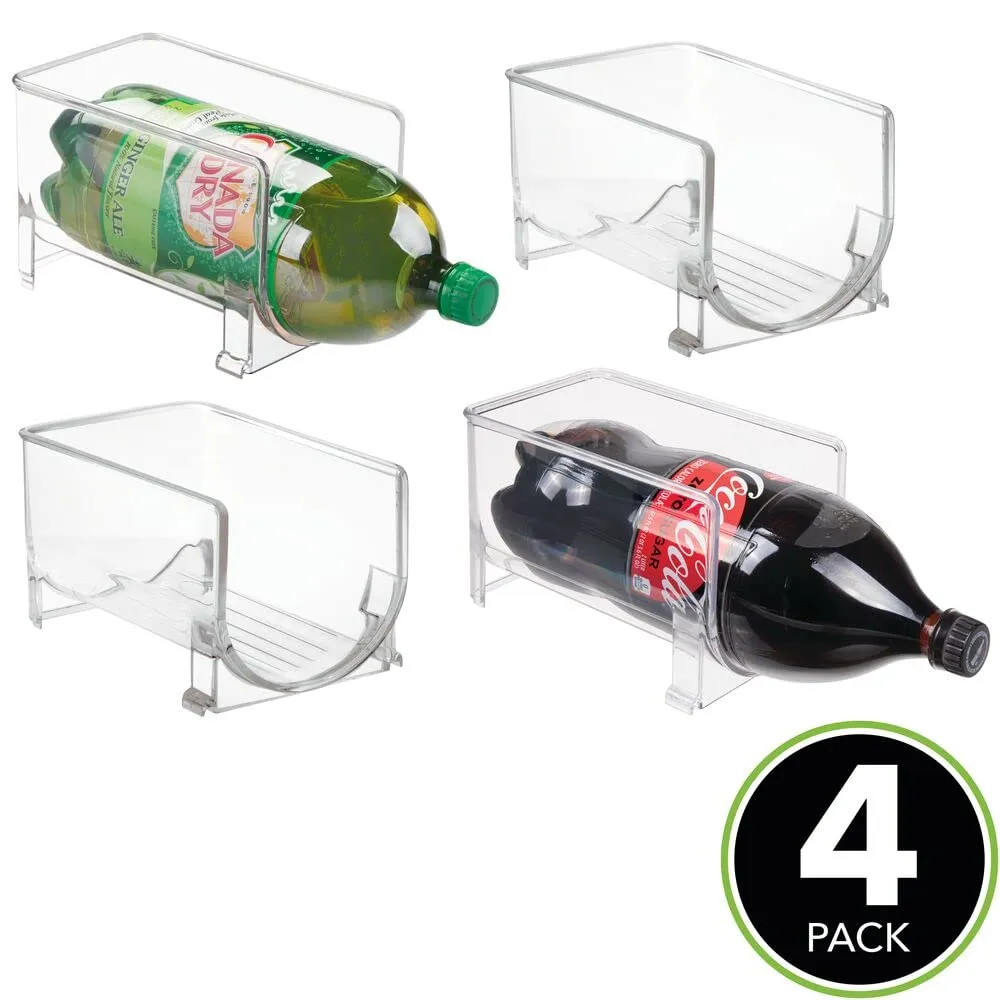 M Design Flaschenregal Weinregal Transparent 4er Kunststoff