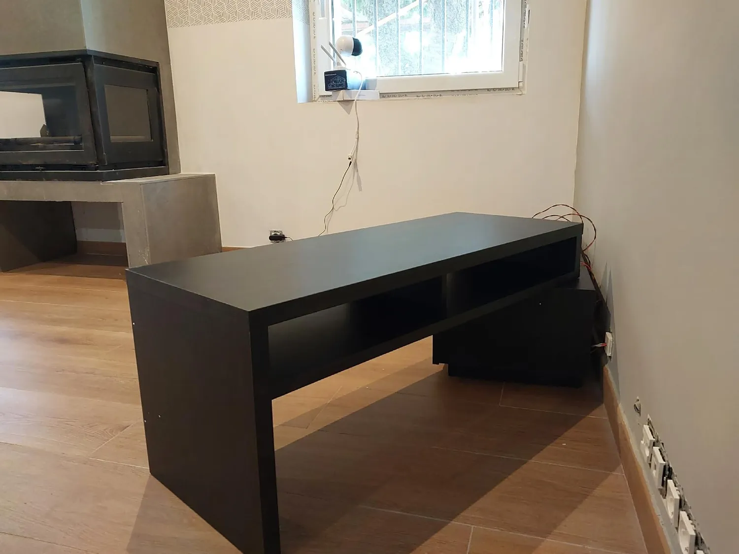 Iris Ohyama TV-Bank SAB-100 erweiterbar Schwarze Eiche