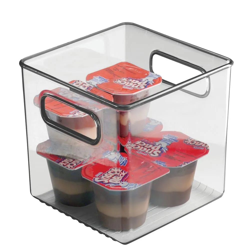mDesign Aufbewahrungsbox Kühlschrankbox 2er-Set transparent BPA-frei