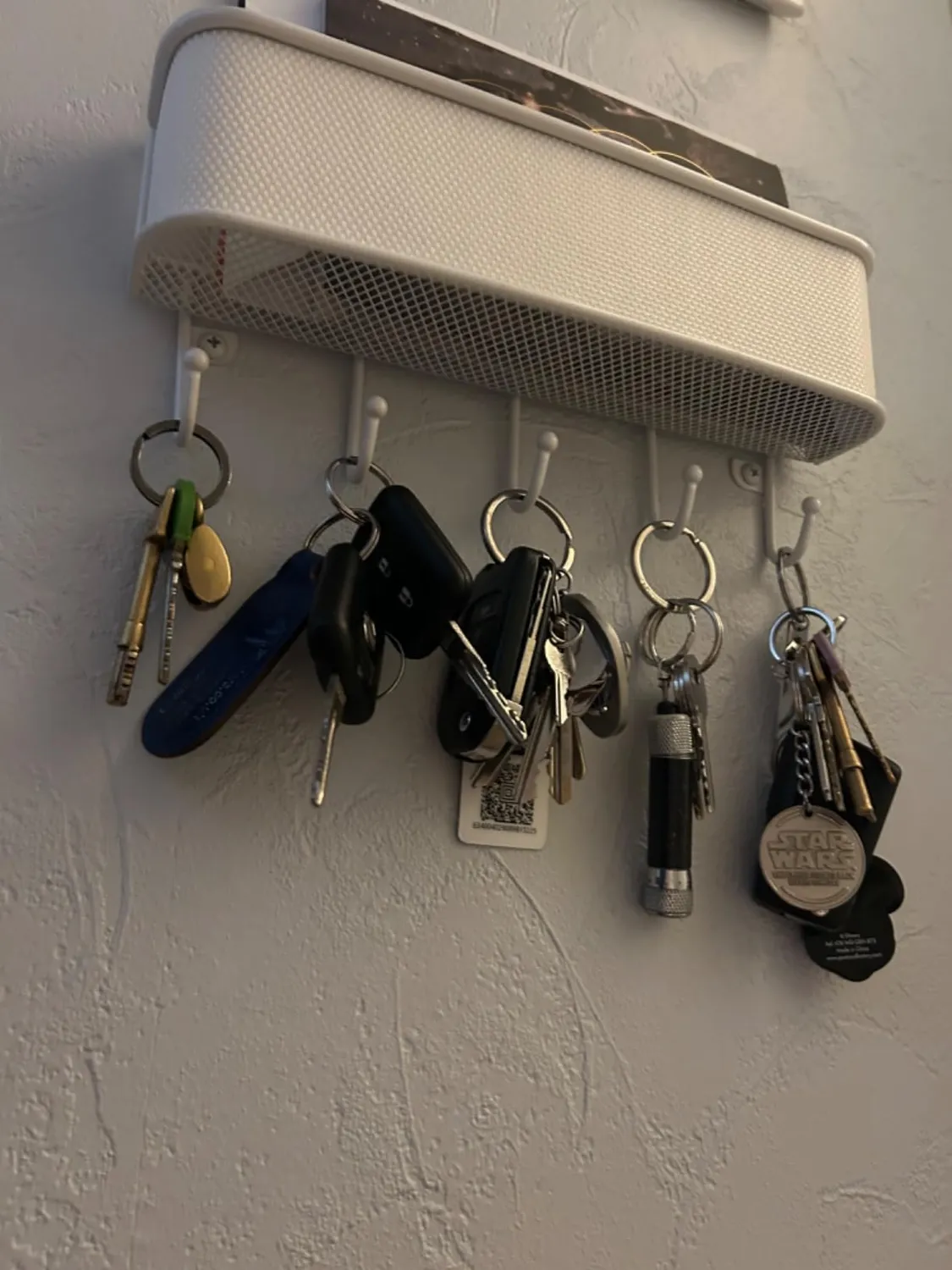 mDesign Wandorganizer Briefhalter weiß Postablage