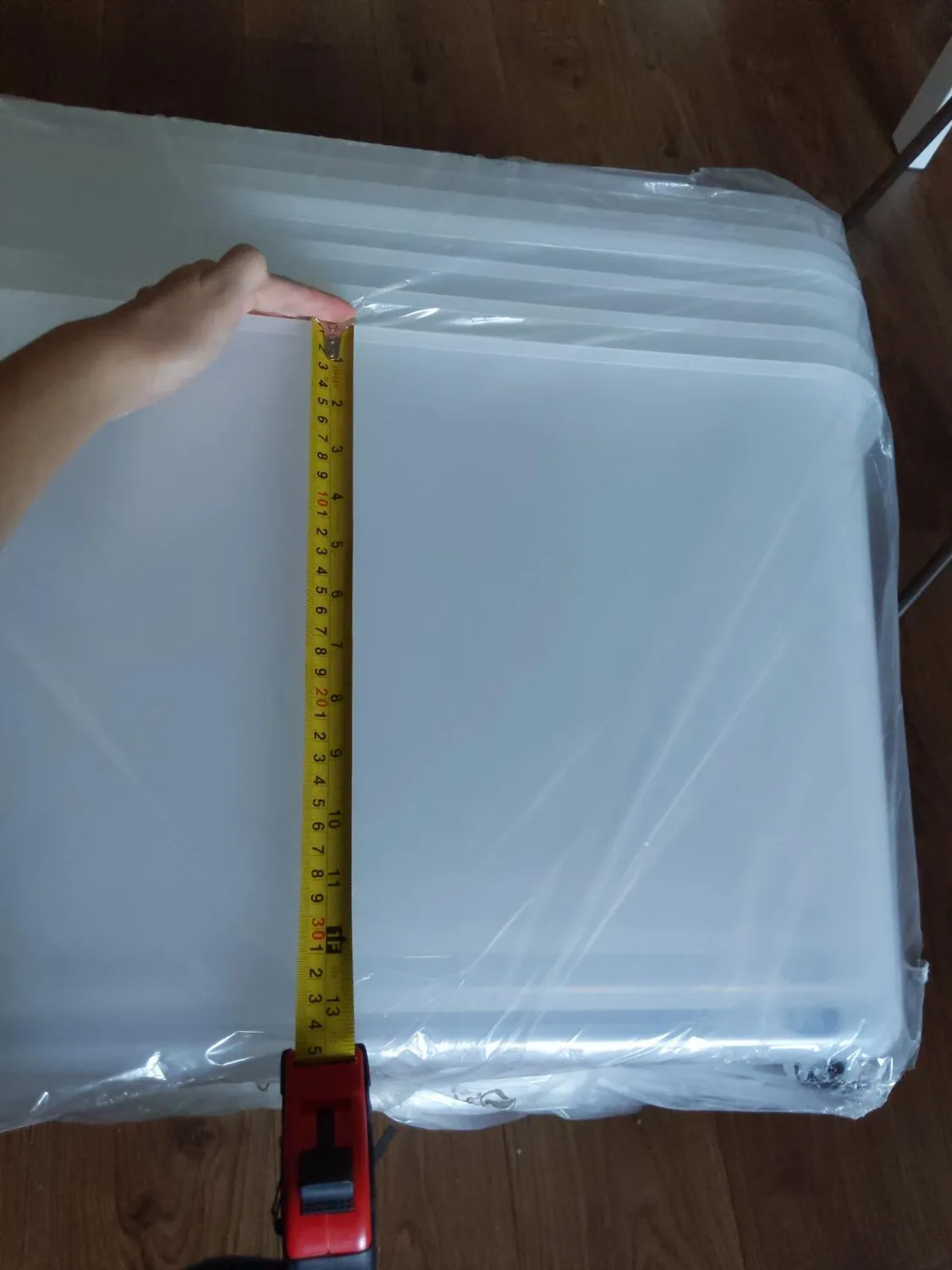 Iris Ohyama TBR-70 Aufbewahrungsbox 70L 4er-Set transparent
