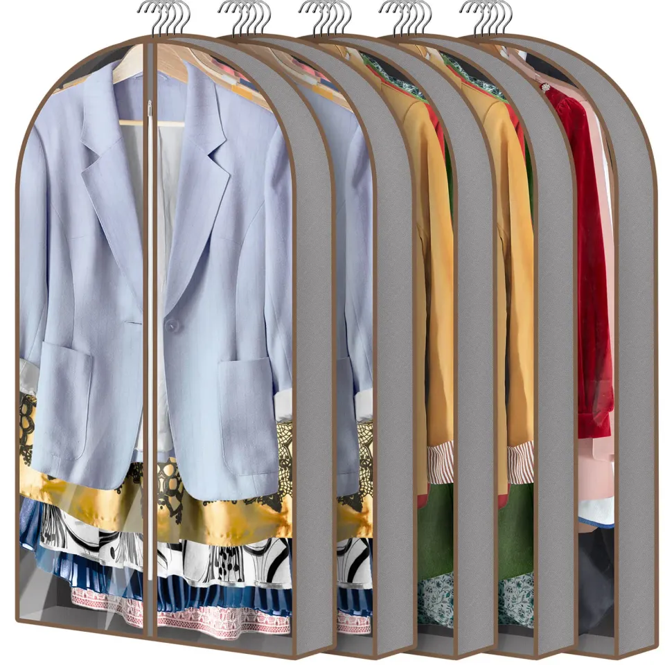 Lifewit Kleidersack 5er Pack Medium transparent