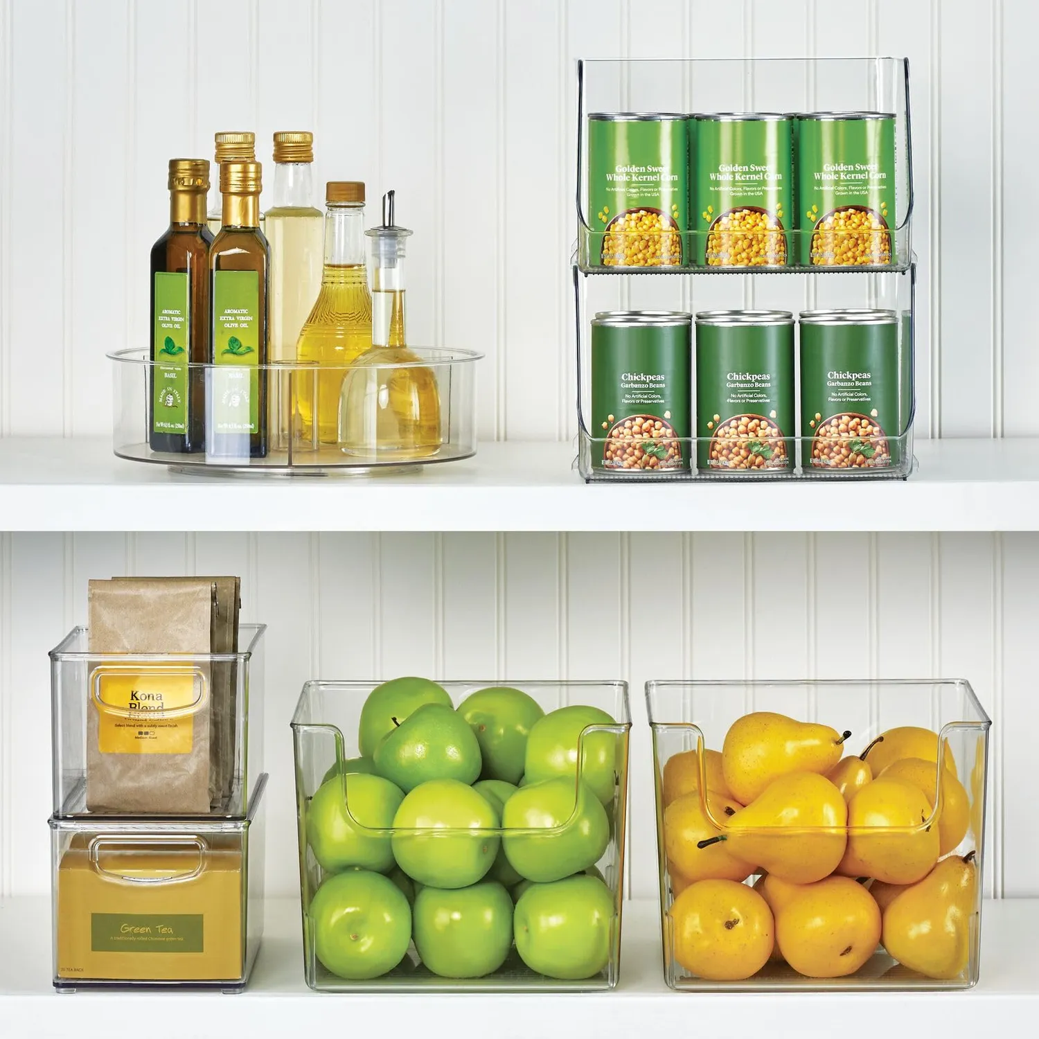 mDesign Aufbewahrungsbox Lebensmittel BPA-frei 8er-Set Transparent