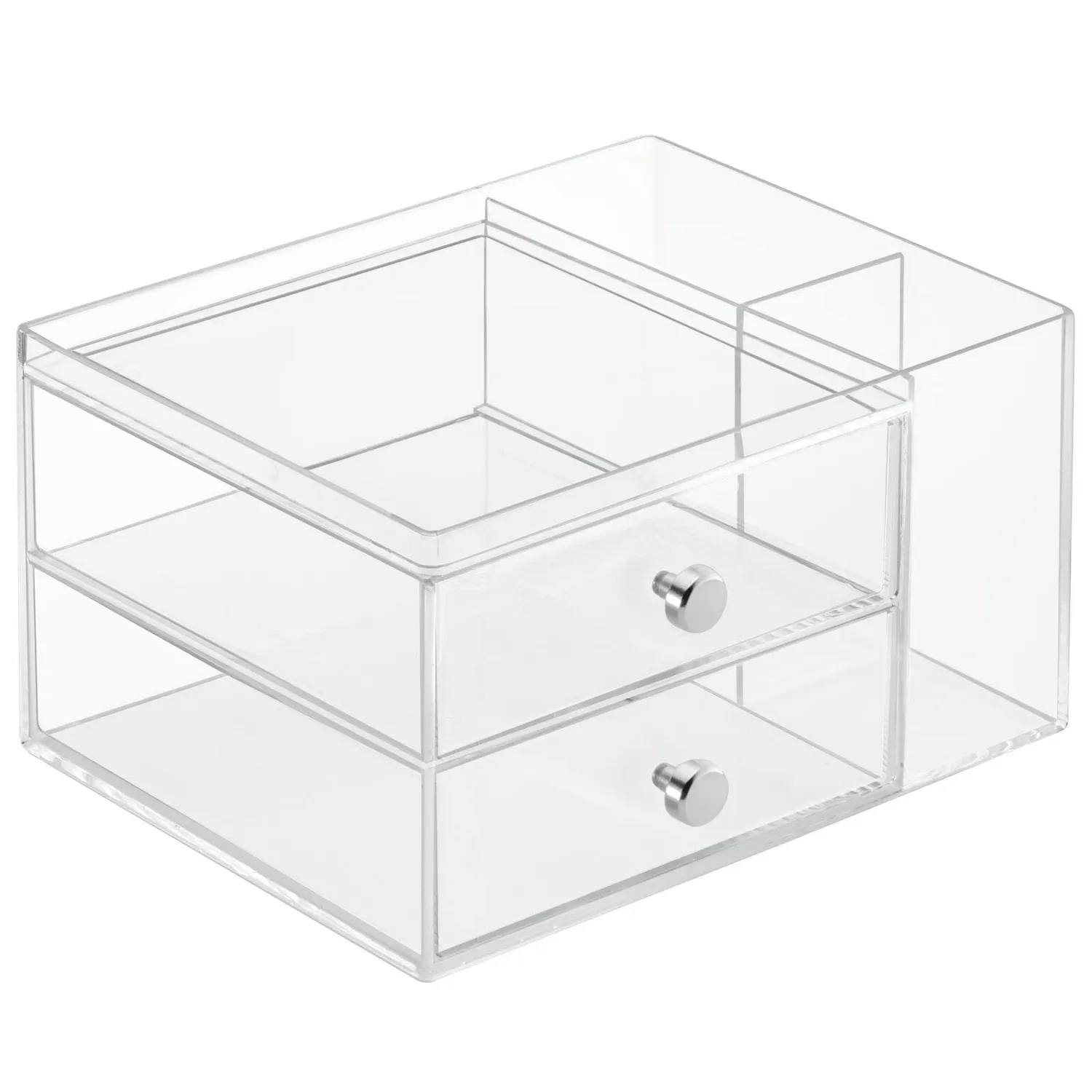 mDesign Schubladenbox Kosmetik Tower transparent 5 Fächer