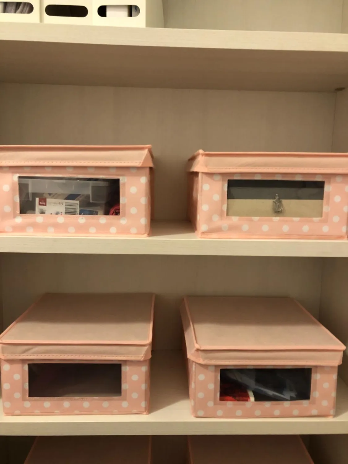 mDesign 6er-Set Stoffbox grau Fischgrät mit Deckel