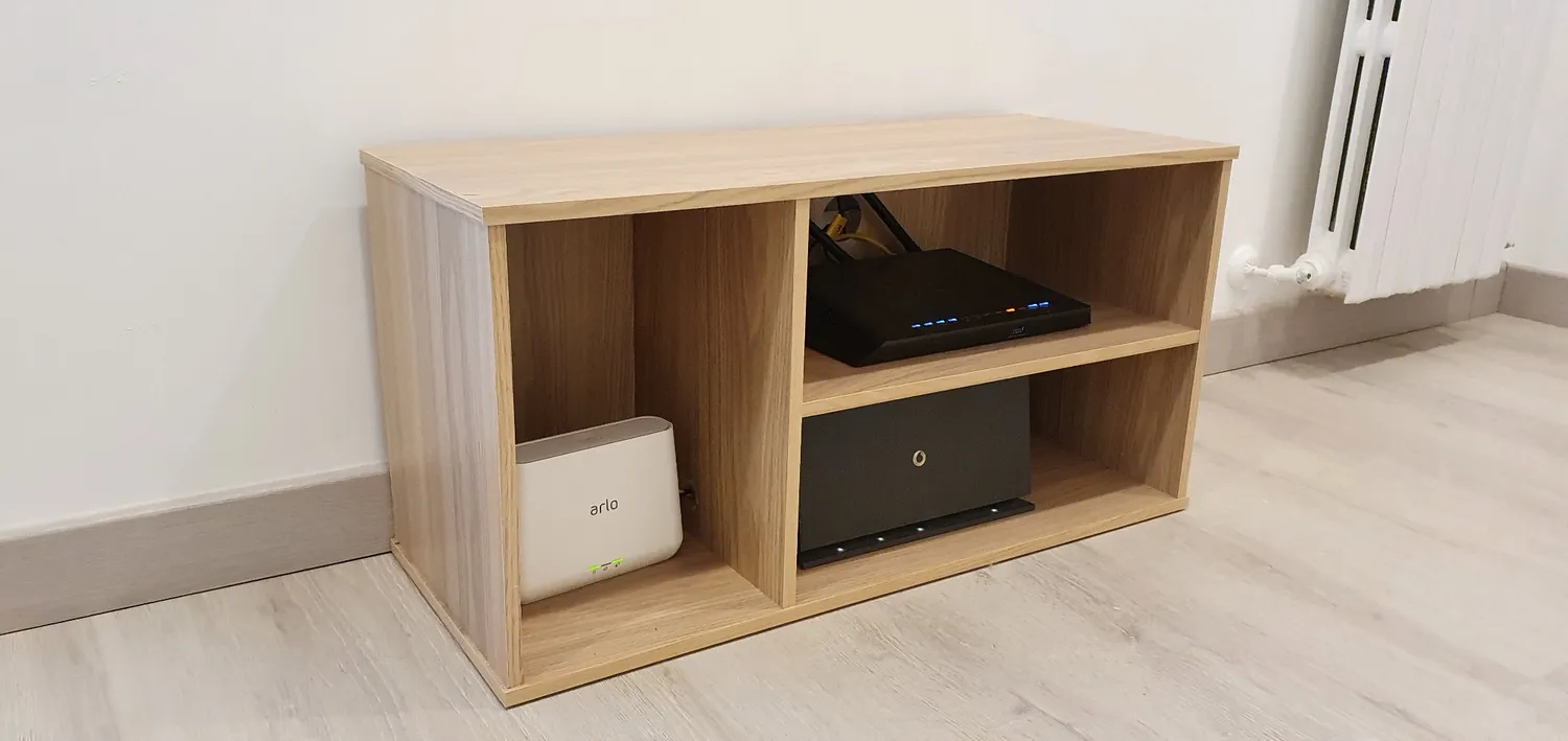 Iris Ohyama MDB-3S TV-Schrank hellbraun für 43 Zoll