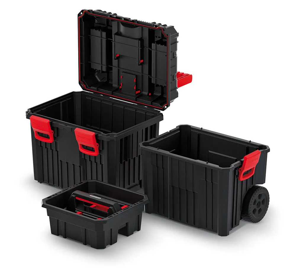 Kreher HD Wheelbox Compact Werkstatt Trolley Schwarz