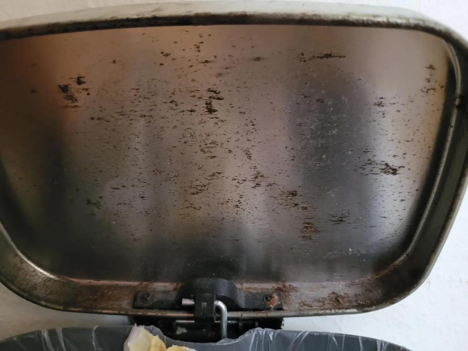 mDesign Tretmülleimer 5 L Edelstahl Mülleimer messingfarben