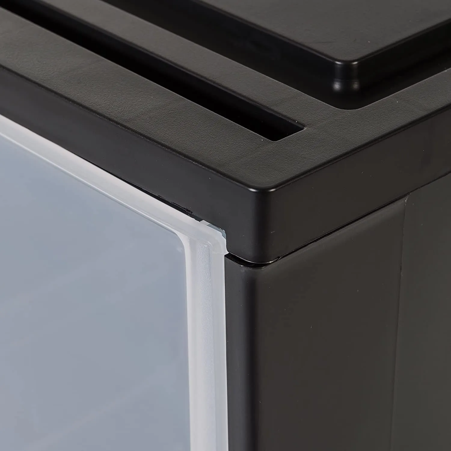 Iris Ohyama MS M Schubladenbox 30 L Schwarz
