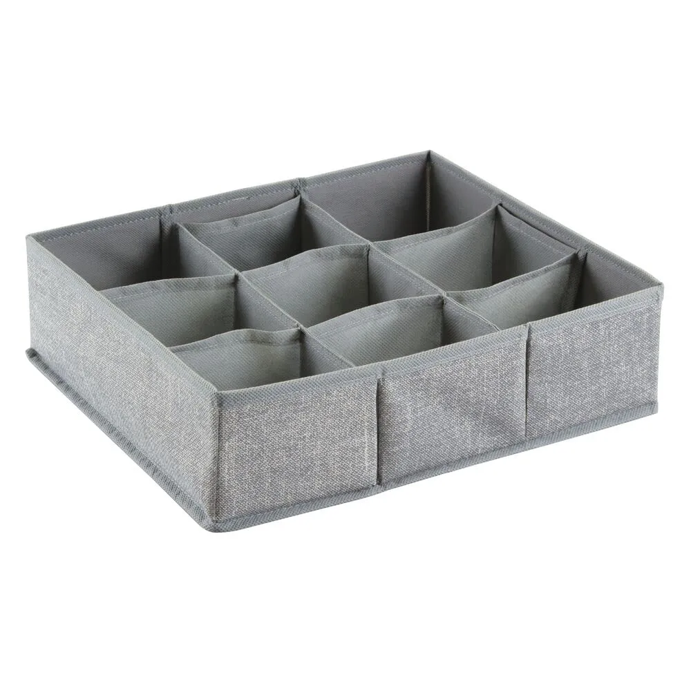 M Design Baby Organizer Aufbewahrungsbox Grau 9 Fächer