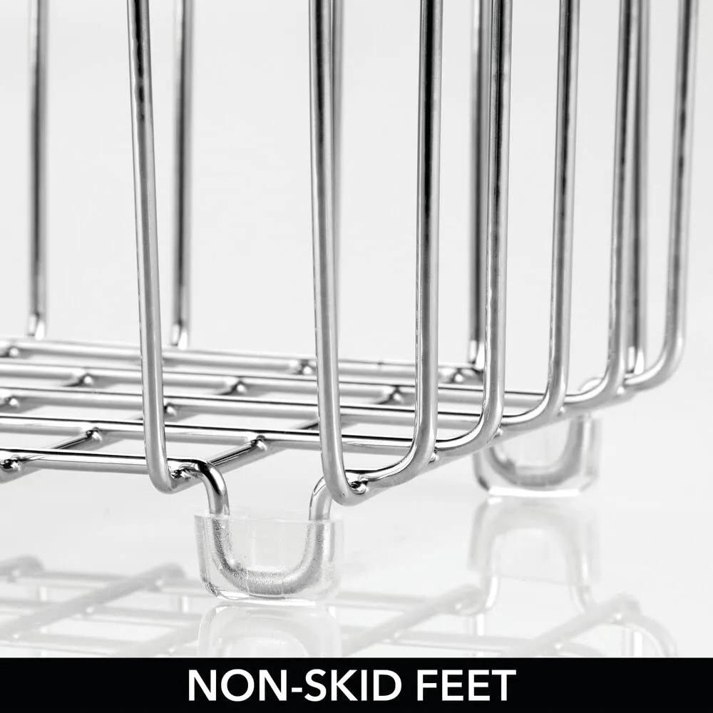 M Design Küchenkorb 07153MDKEU Drahtkorb 2er-Set Silber Chrom