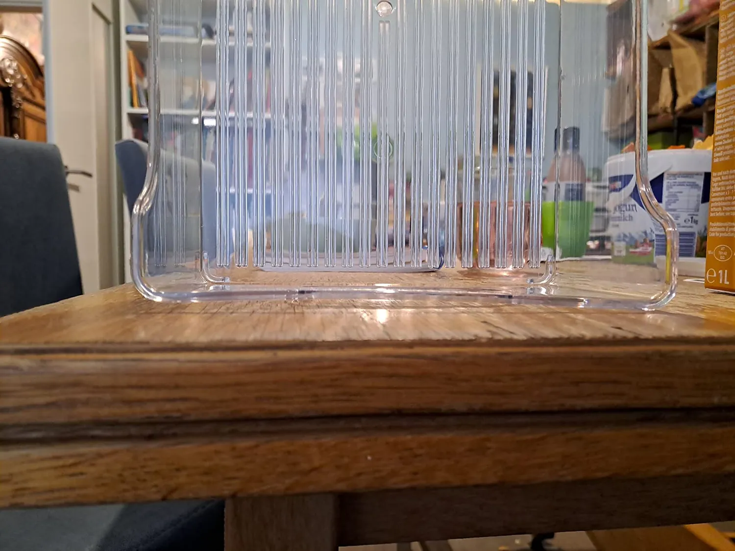 mDesign Kühlschrankbox Aufbewahrungsbox 4er-Set transparent