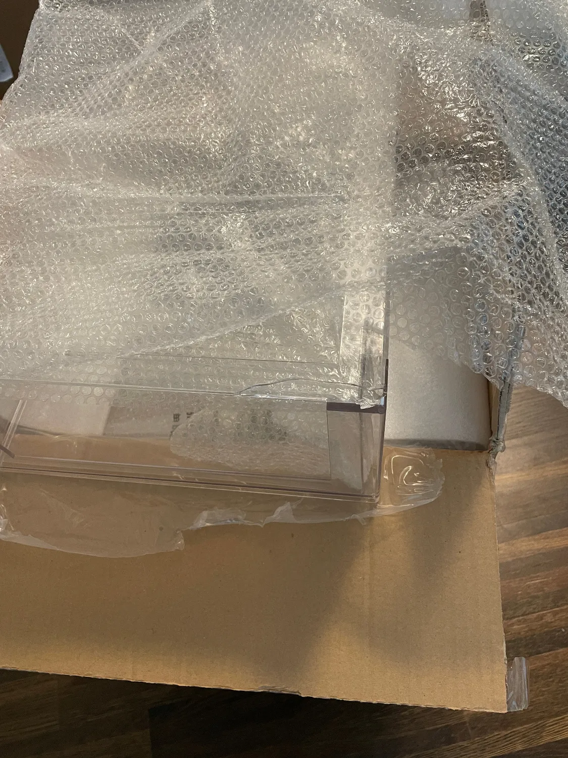 mDesign Schubladenbox Kunststoff Küchenbox 2er-Set transparent