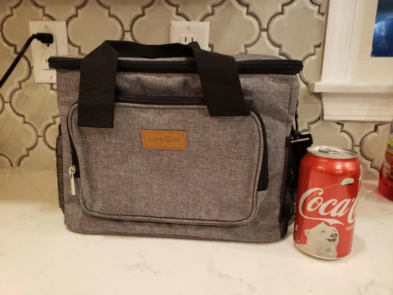 Lifewit Kühltasche 15L Grau Groß Isolierte Picknicktasche