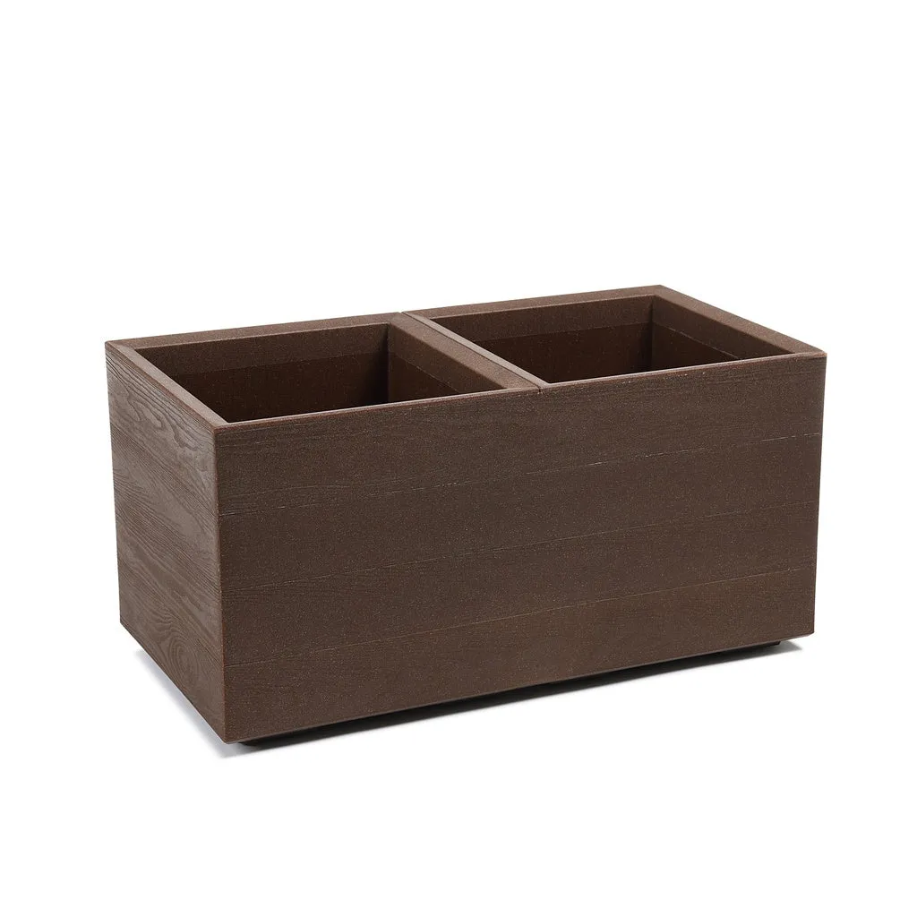 Kreher Eco XL Pflanzkasten Kaffee Latte 80x40x40 cm Wasserspeicher