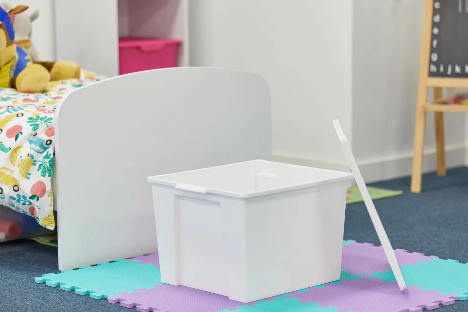 Iris Ohyama USB-M Aufbewahrungsbox 30L weiß 6er Set