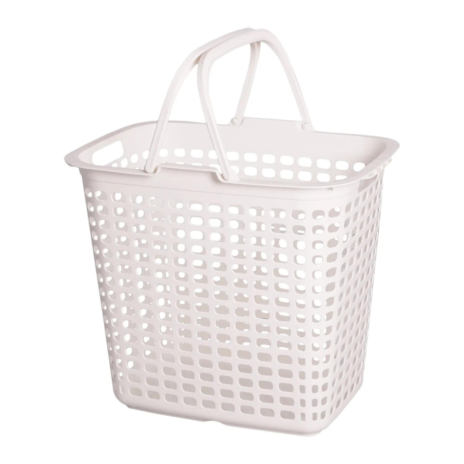 Iris Ohyama LB-L Wäschekorb 36 L weiß 2er-Set