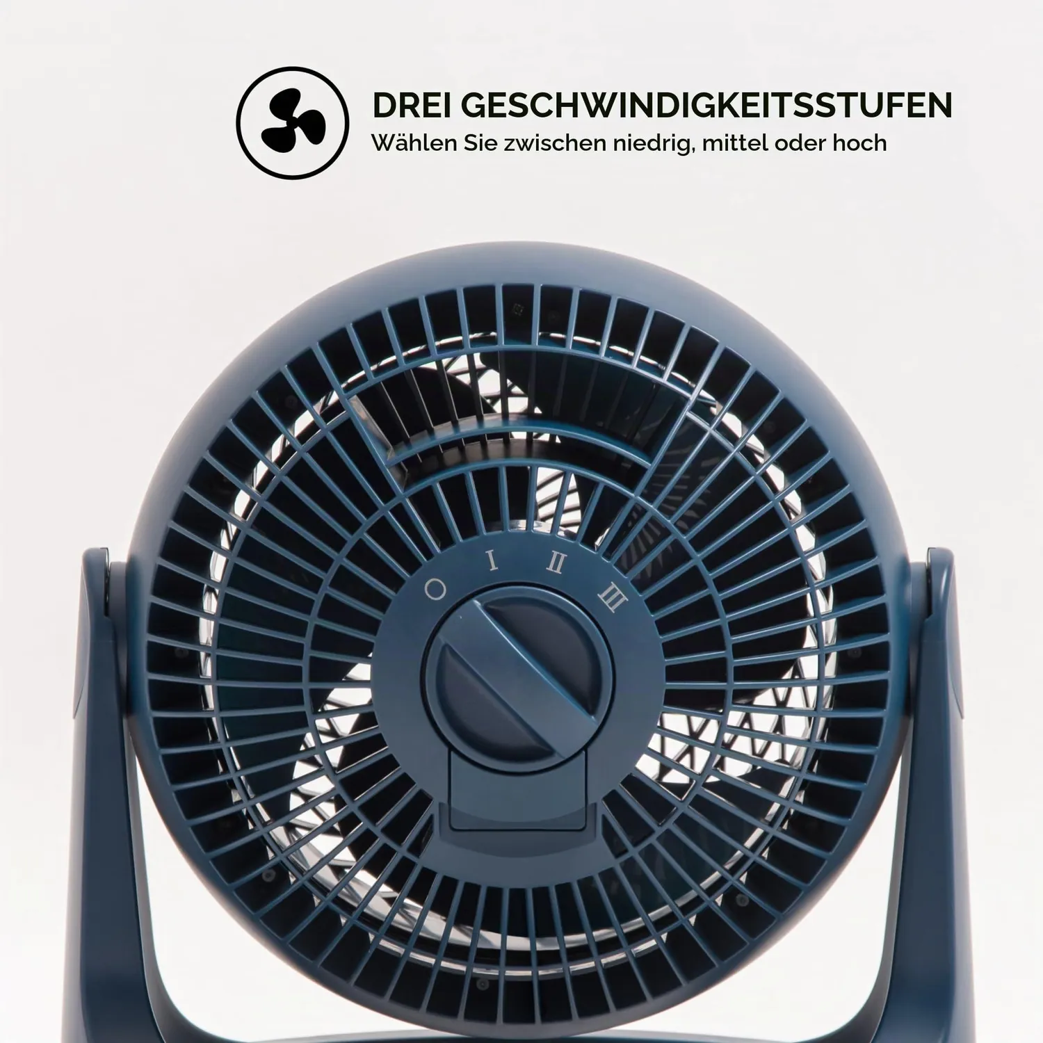 Iris Ohyama Woozoo PCF-HE18 Tischventilator Blau 23m²