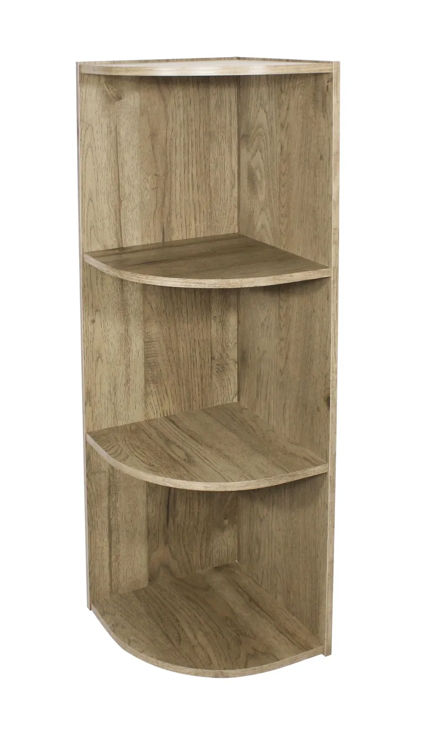 Iris Ohyama CX-3C Eckregal Braun Holz 3 Etagen 29x29cm
