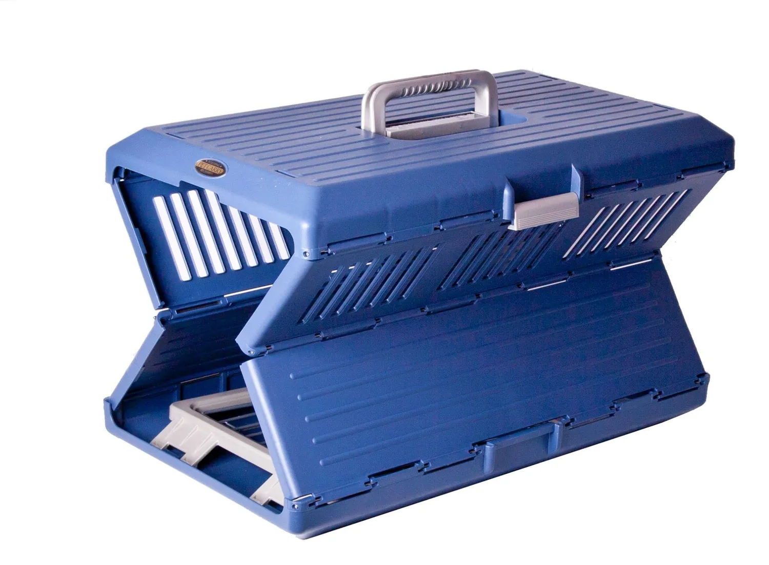 Iris Ohyama FC-670 Transportbox Hund Katze blau