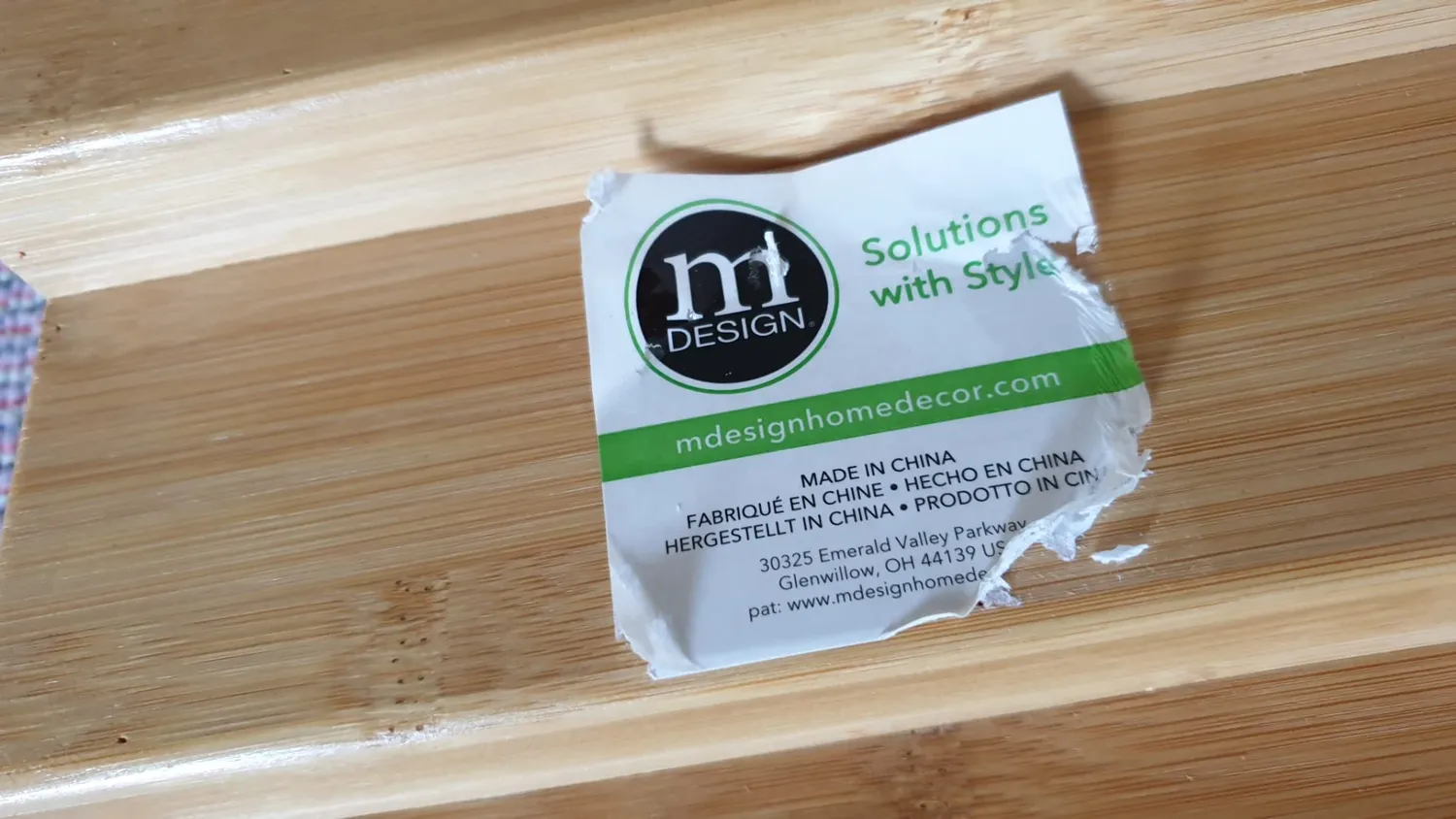 mDesign Gewürzregal Bambus naturfarben ausziehbar 3-stufig