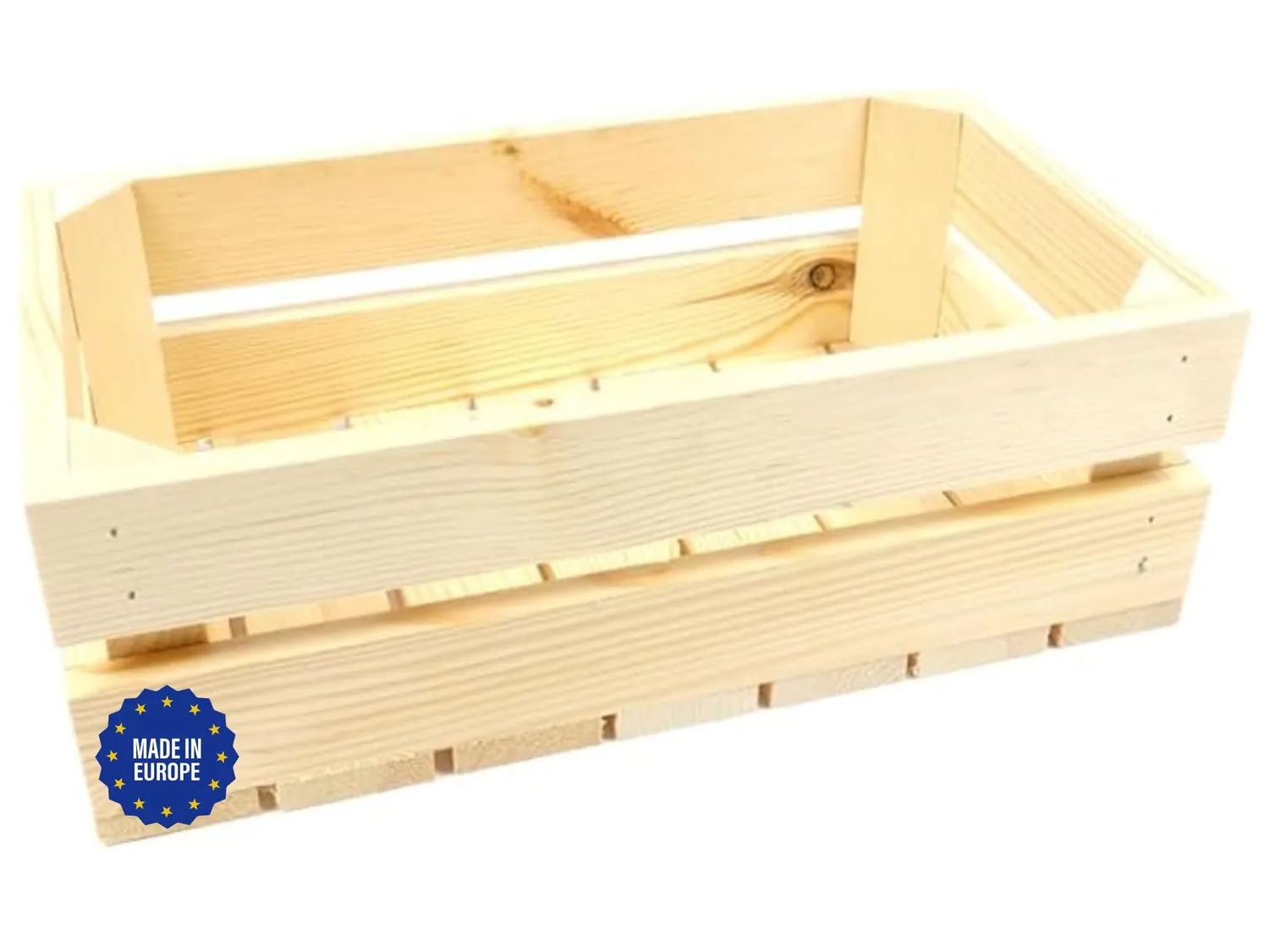 GoodFreshDecor Holzkiste Holzbox 30x15x6 cm unbehandelt