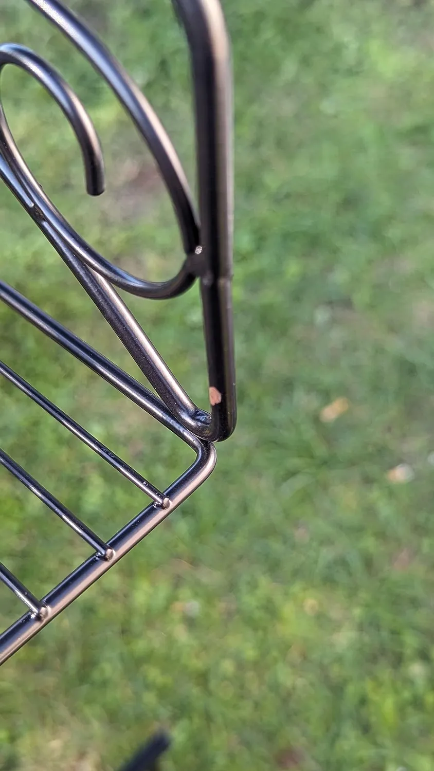 BOMCLAP Gartenschlauchhalter freistehend Metall schwarz Ablage