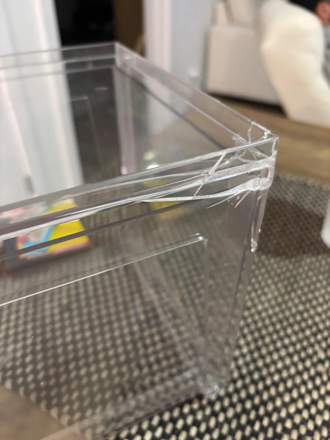 mDesign Schuhbox transparent 4er-Set stapelbar Kunststoff