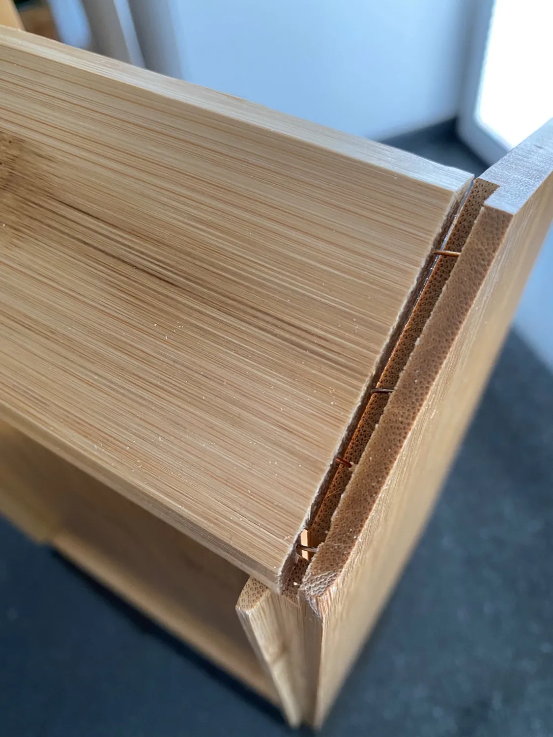 mDesign Echo Aufbewahrungsbox Bambus 8er Natur