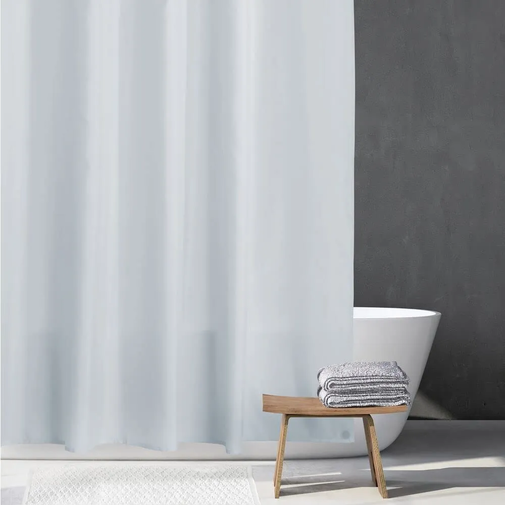 mDesign 03996MDSCEU Duschvorhang 183x183 hellblau wasserabweisend