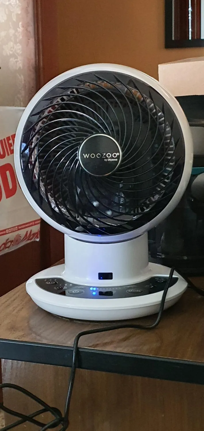 Iris Ohyama Woozoo PCF-SDC15T Tischventilator weiß 10-stufig