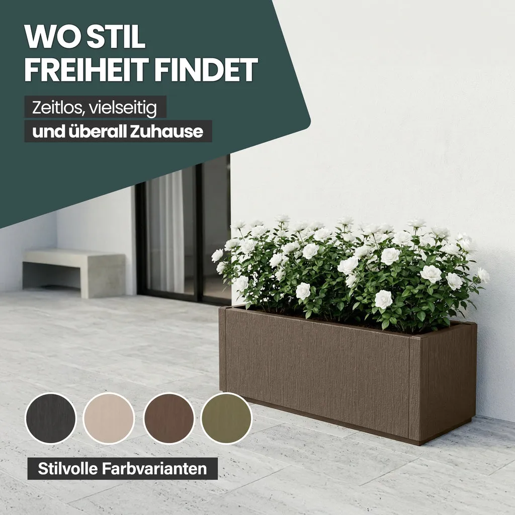 Kreher Ethica Pflanzkasten 80 cm Taupé breit 1 Stück