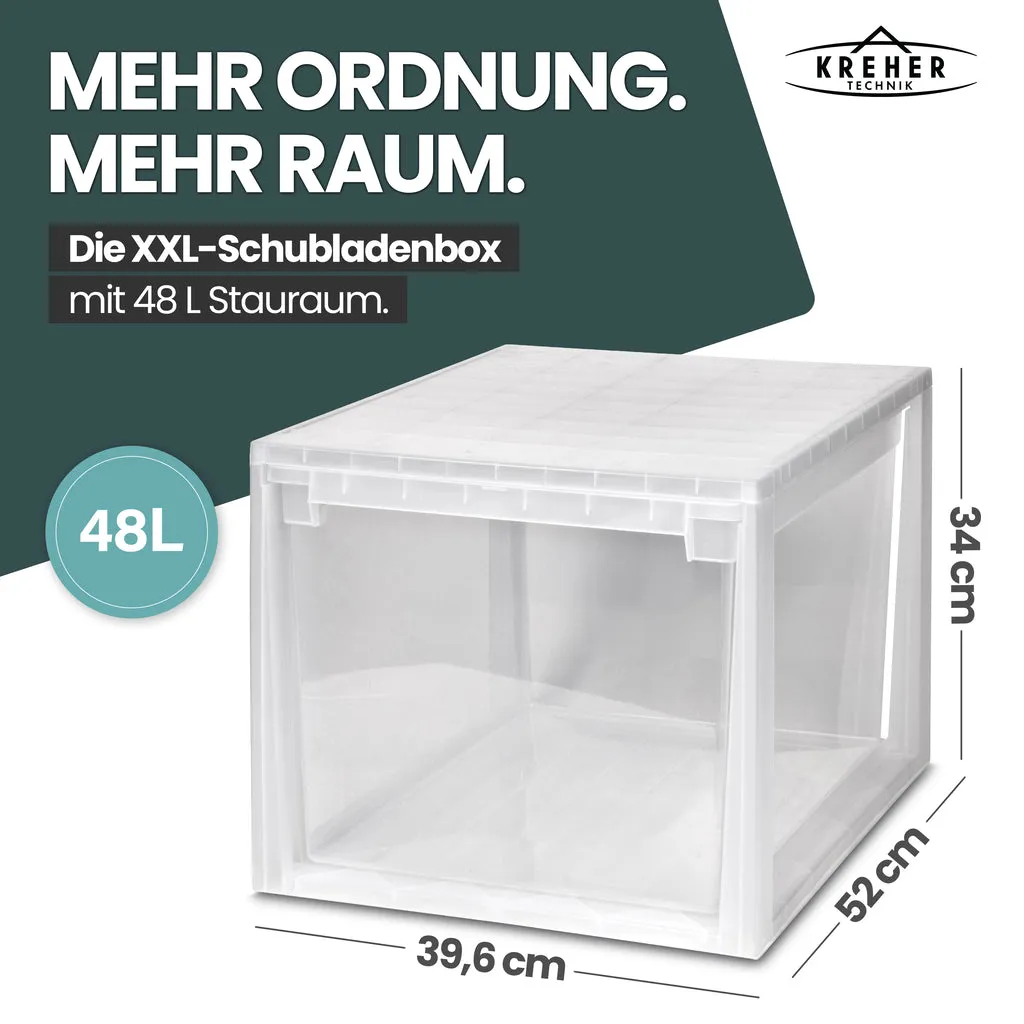 Kreher Schubladenbox 52 XXL Organizer 2er 48 L