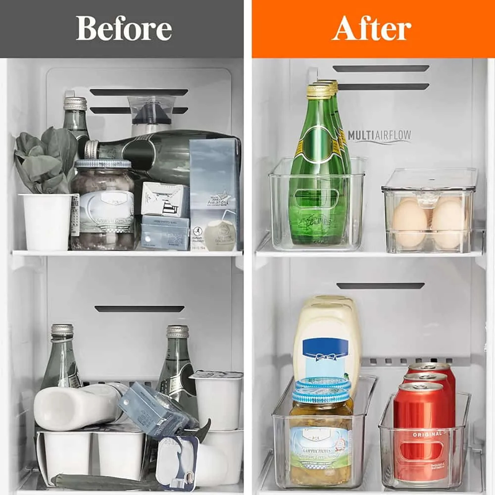 Lifewit Kühlschrank Organizer 8-teilig mit Eierhalter